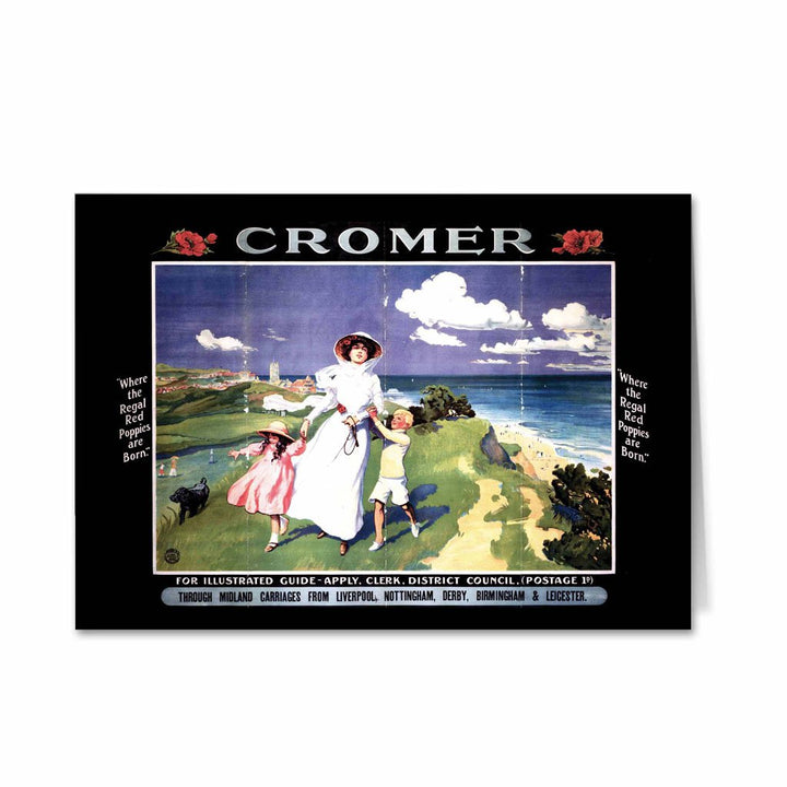Cromer - Where the Red Poppies are Born Greeting Card