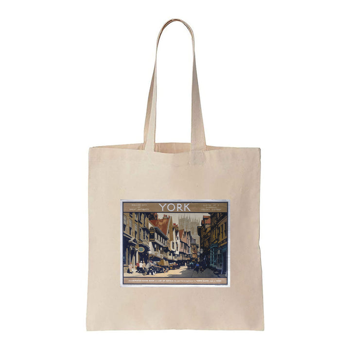 York, Walled City of Great Antiquity - Canvas Tote Bag