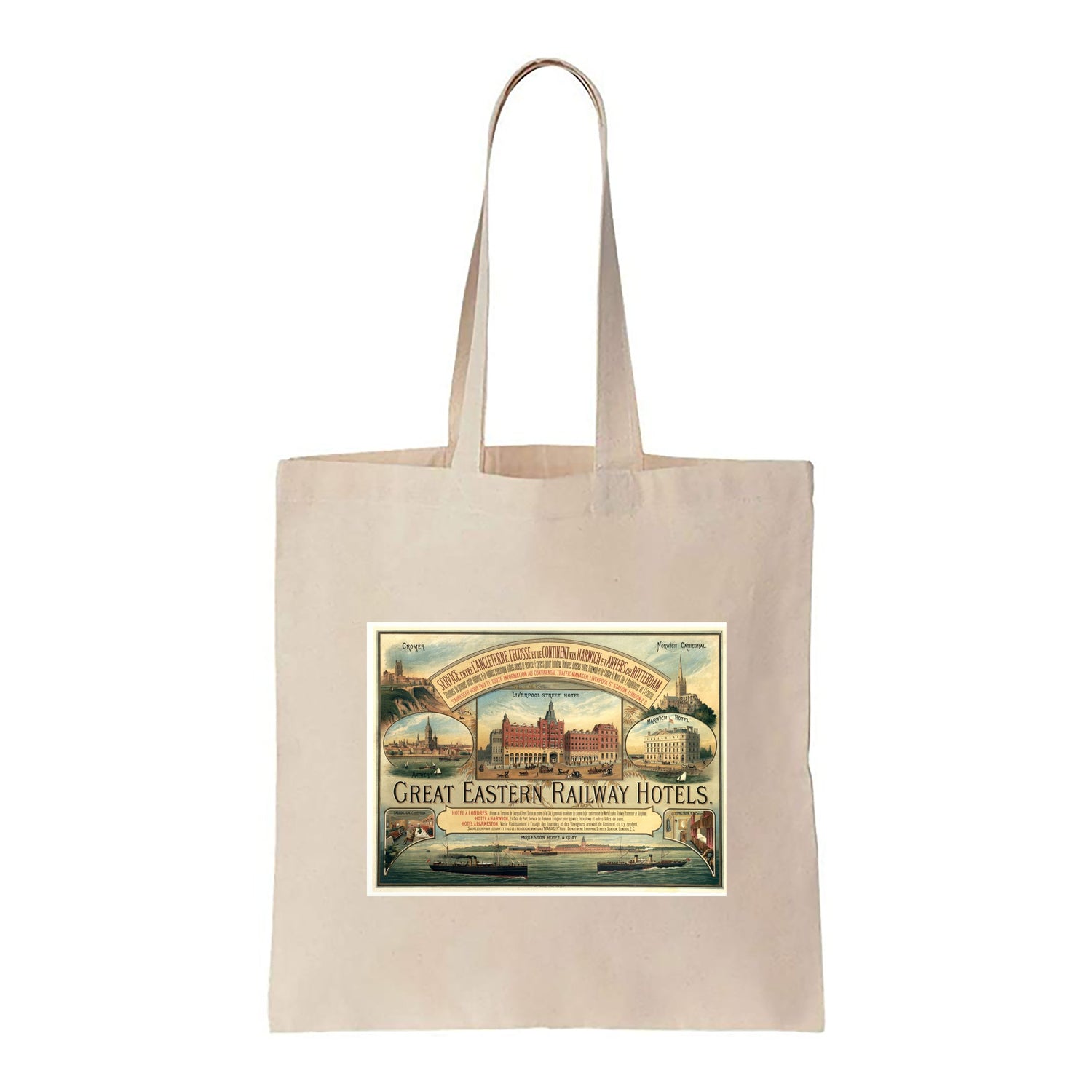 Great Eastern Railway Hotels - Canvas Tote Bag