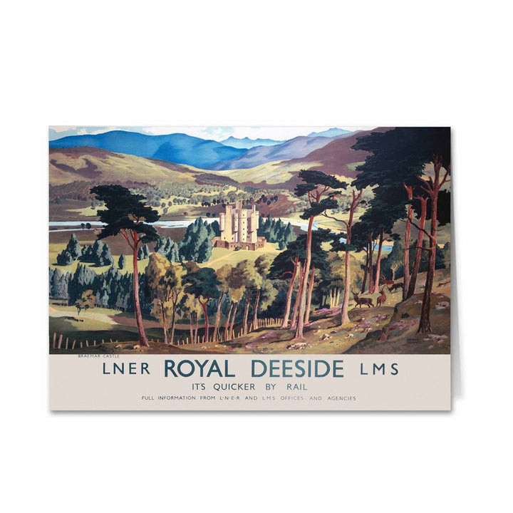 Royal Deeside, Braemar Castle Greeting Card