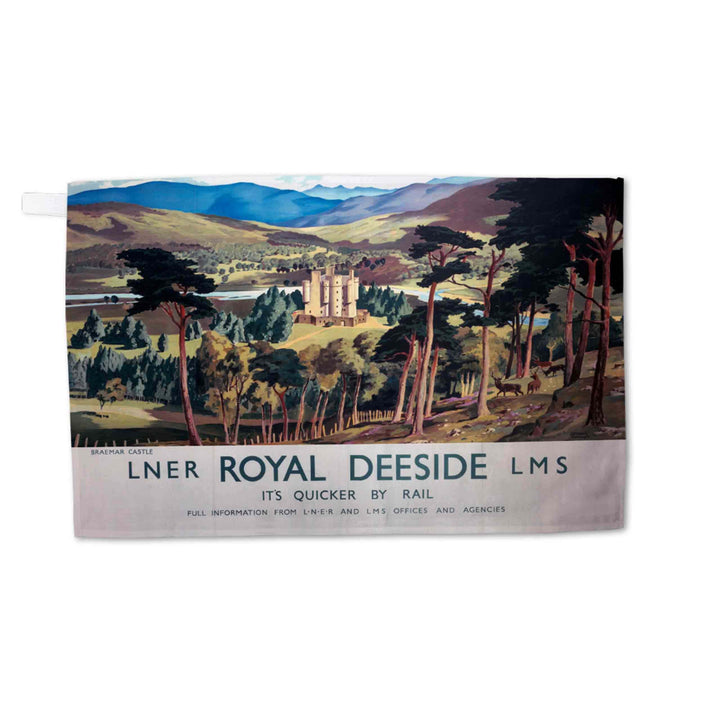 Royal Deeside, Braemar Castle - Tea Towel
