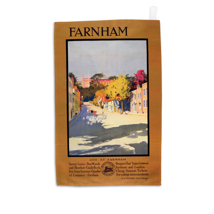 Live at Farnham - Tea Towel