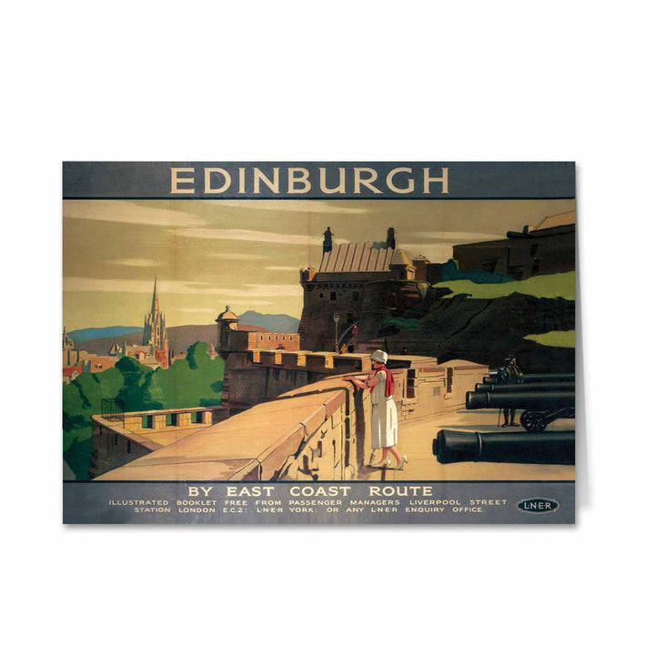 Edinburgh Battlements Greeting Card