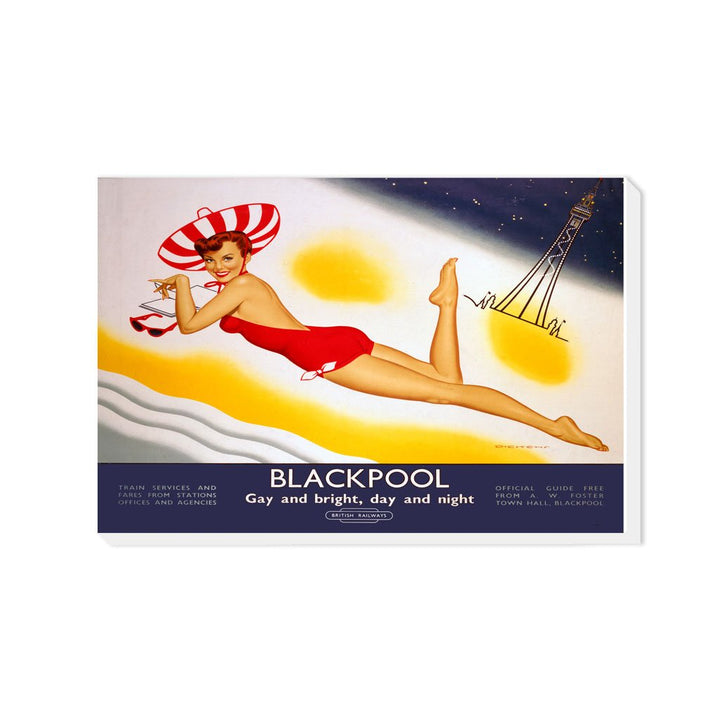 Blackpool, Gay and Bright - Canvas