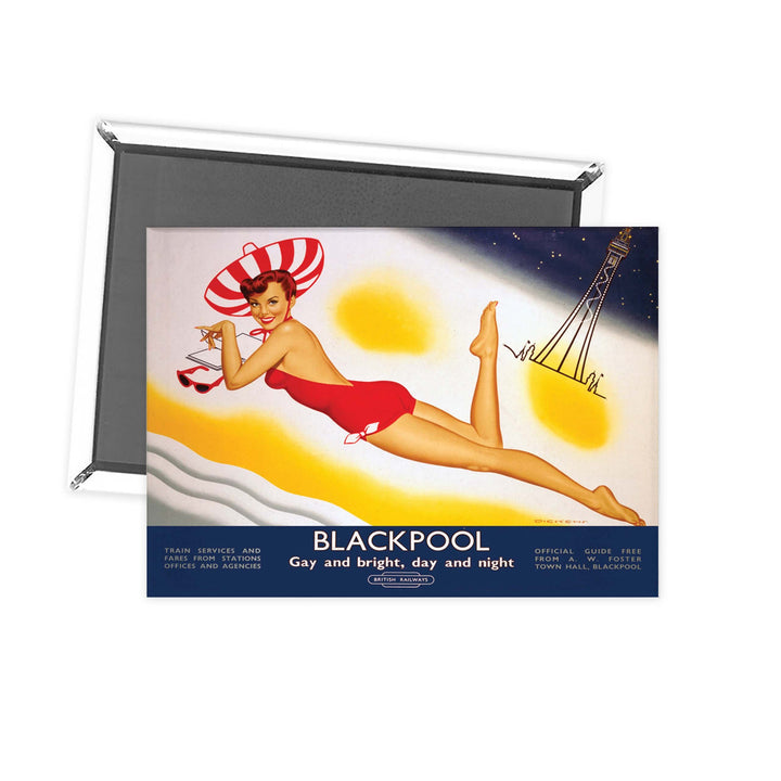 Blackpool Gay and Bright Fridge Magnet