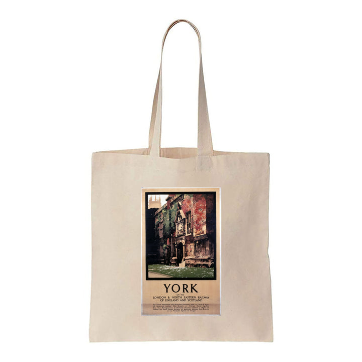 York on the London and North Eastern Railway - Canvas Tote Bag