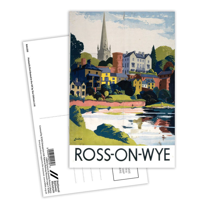 Ross-on-Wye Postcard Pack of 8