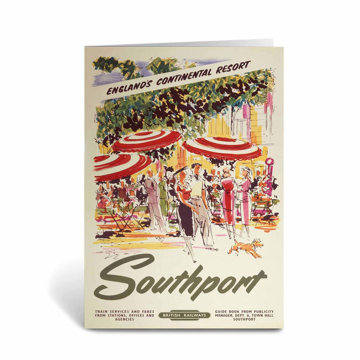 Southport - England's Continental Resort Greeting Card