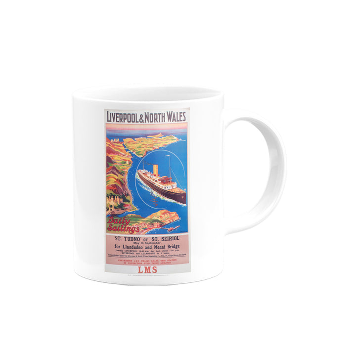 Liverpool and North Wales Daily Sailings Mug