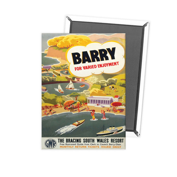 Barry for Varied Enjoyment Fridge Magnet