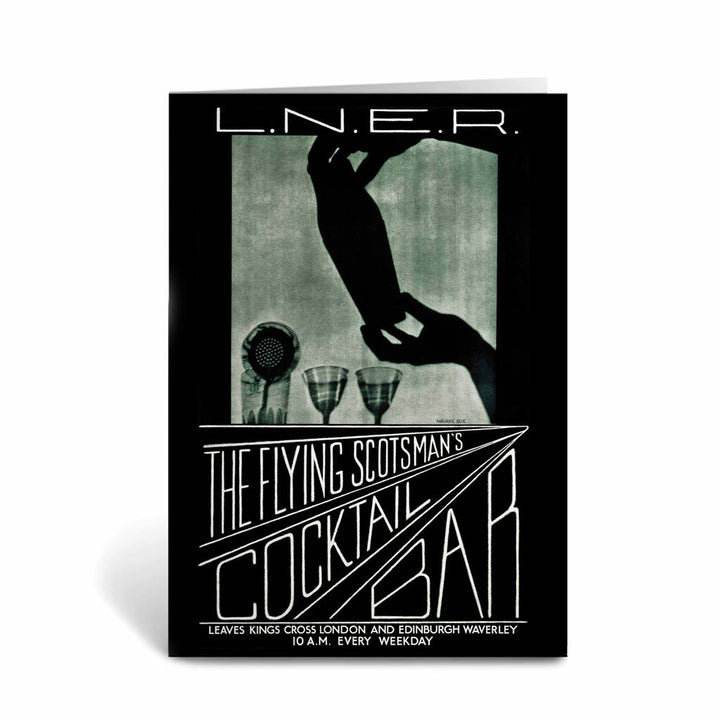 The Flying Scotsman's Cocktail Bar Greeting Card