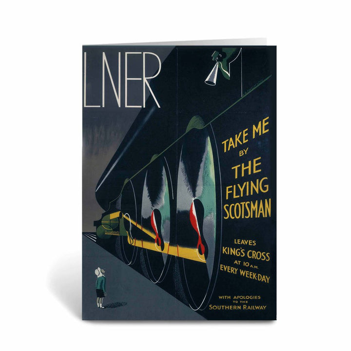 Take Me by the Flying Scotsman Greeting Card