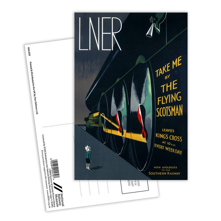 Take Me by the Flying Scotsman Postcard Pack of 8