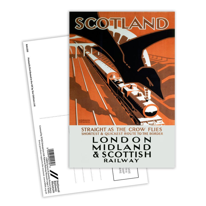 London Midland and Scotland Railway Postcard Pack of 8