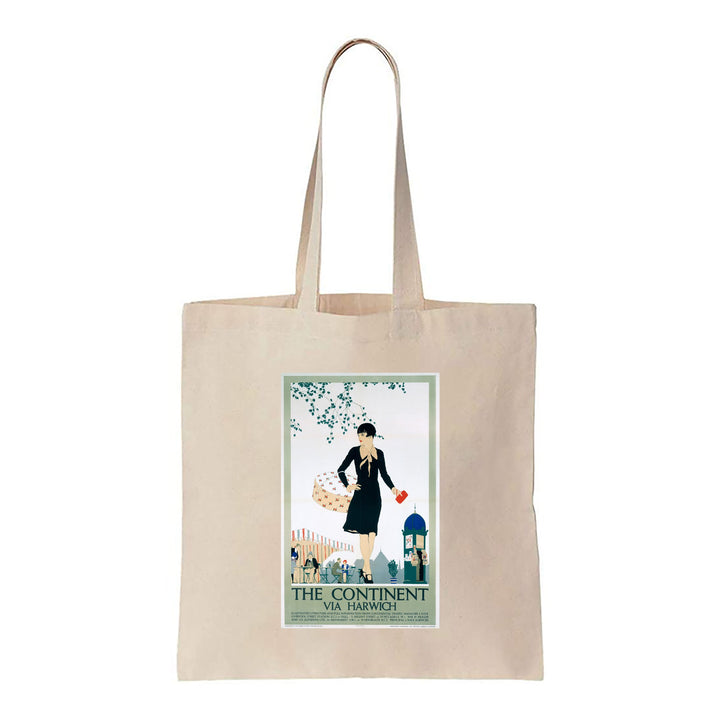 The Continent via Harwich - Canvas Tote Bag
