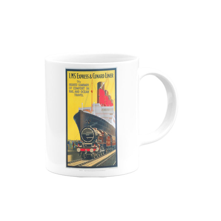 LMS Express and Cunard Liner Mug