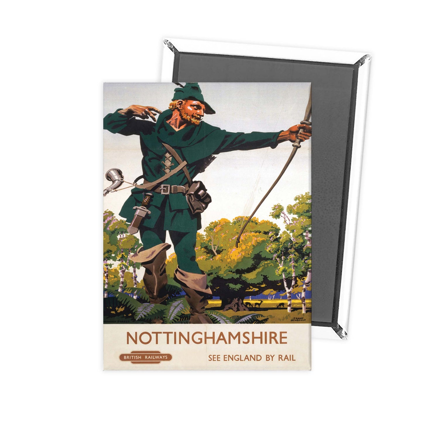 Nottinghamshire Fridge Magnet