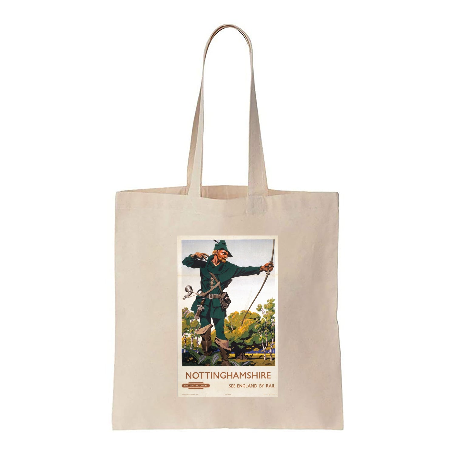 Nottinghamshire - Canvas Tote Bag