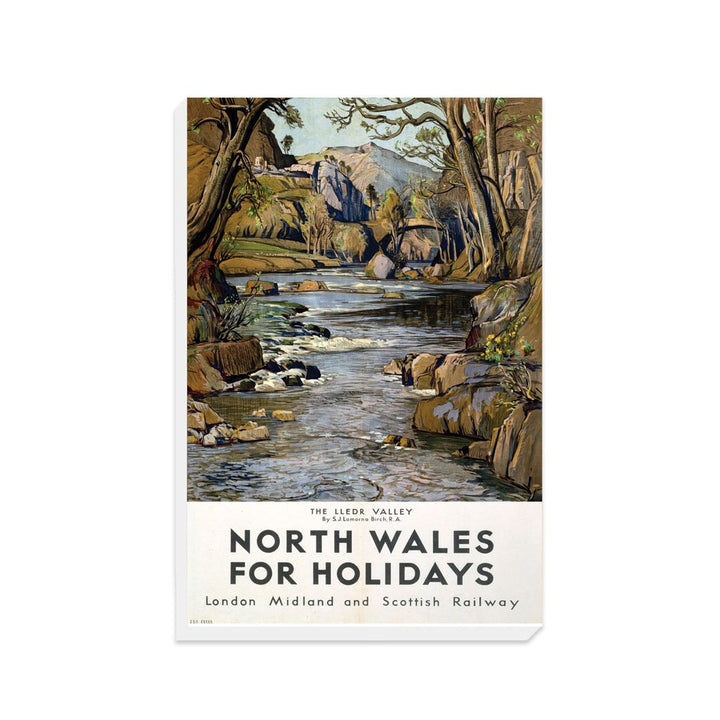 The Lledr Valley, North Wales - Canvas