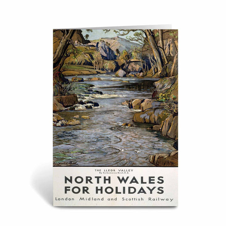 The Lledr Valley, North Wales Greeting Card