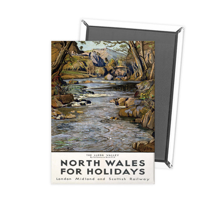 North Wales Fridge Magnet