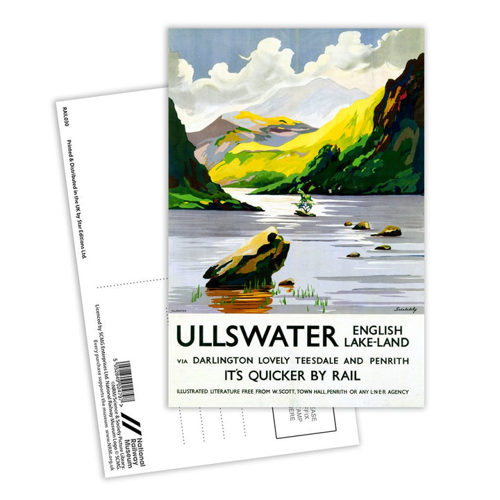 Ullswater, English Lake-Land Postcard Pack of 8