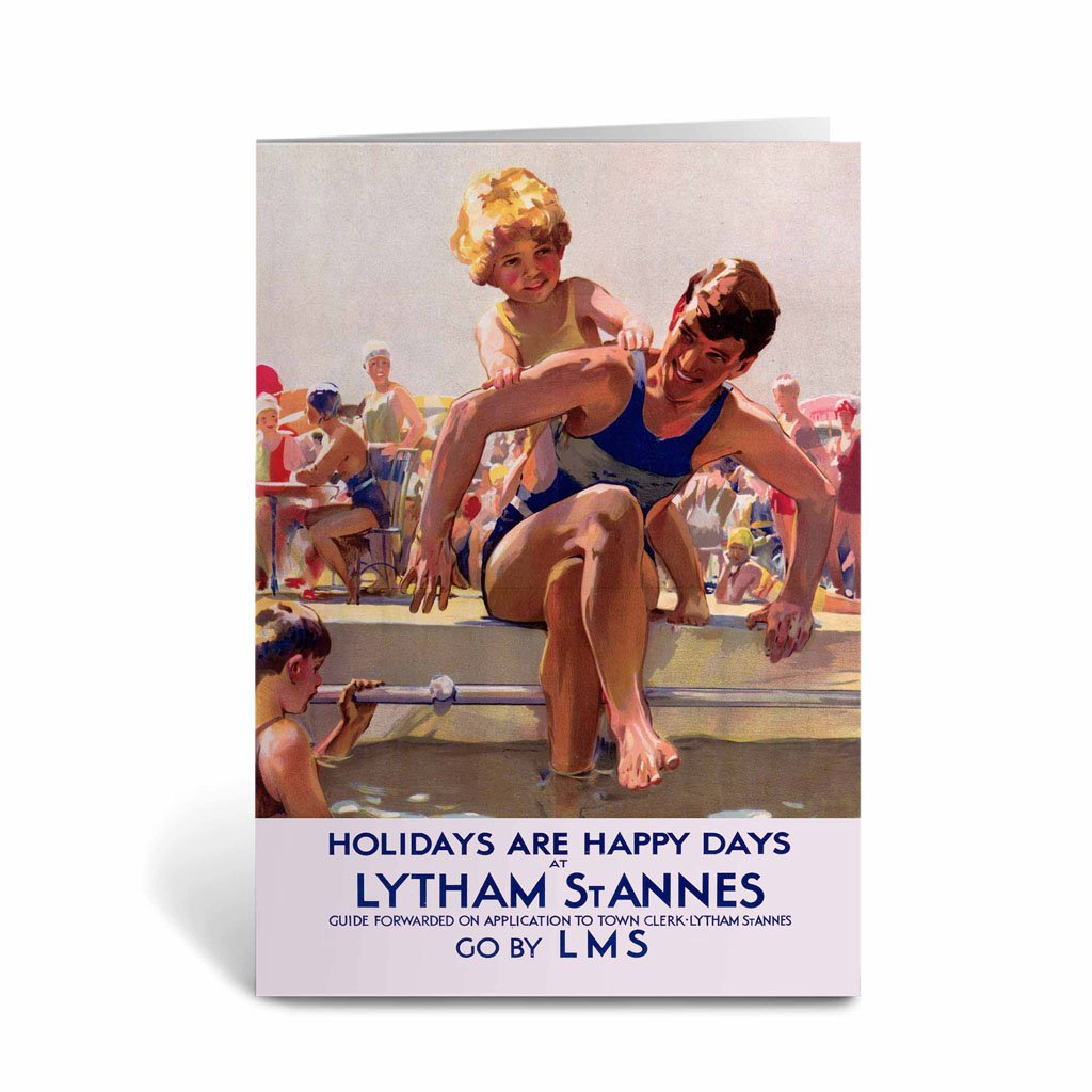 Lytham St Annes, Happy Days Greeting Card