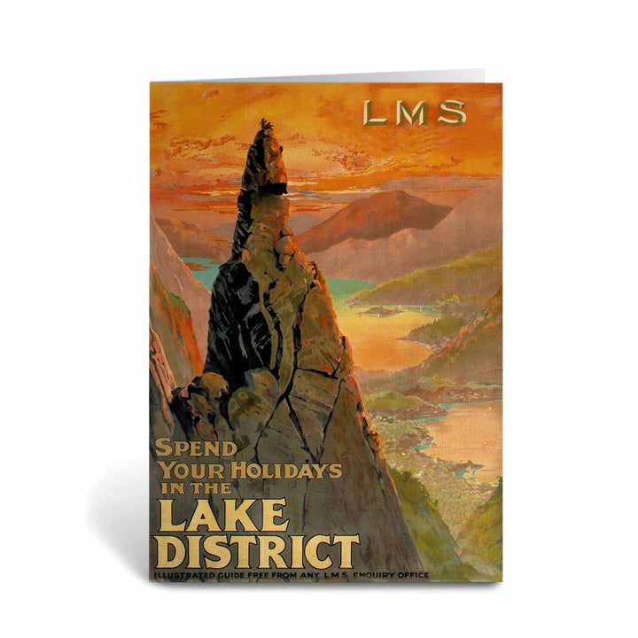 Spend Your Holidays in the Lake District Greeting Card