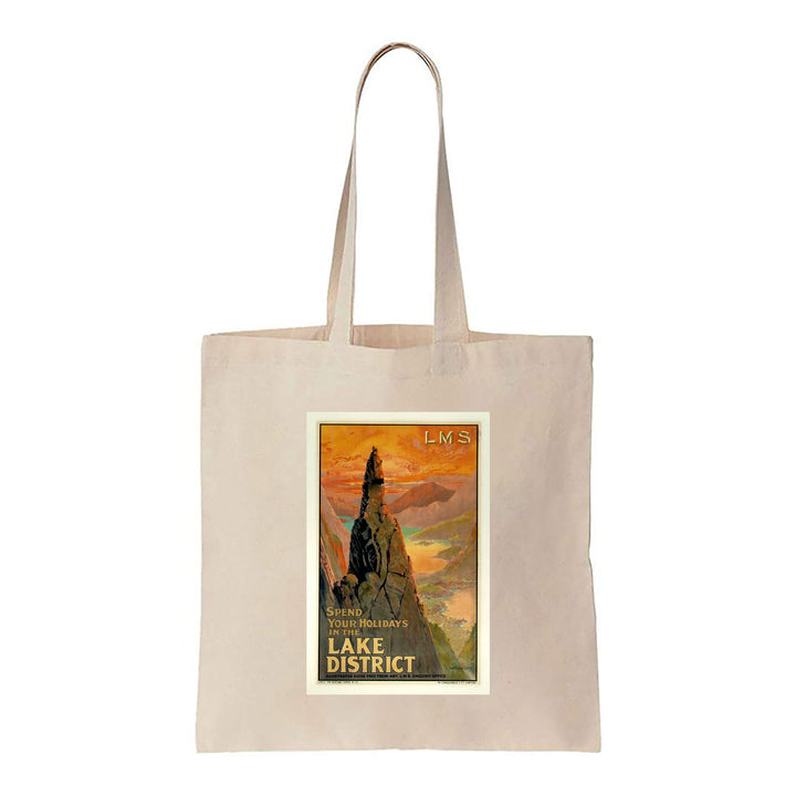 Spend Your Holidays in the Lake District - Canvas Tote Bag