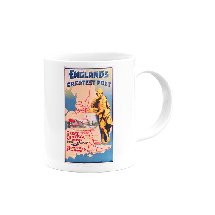 England's Greatest Poet - Shakespeare's Birthplace Mug