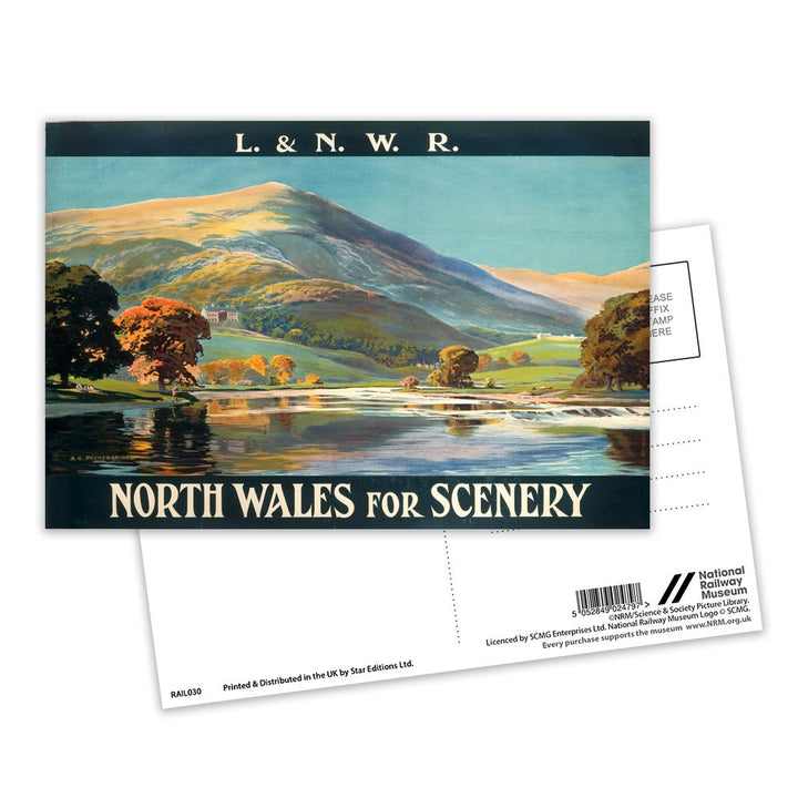 North Wales for Scenery Postcard Pack of 8