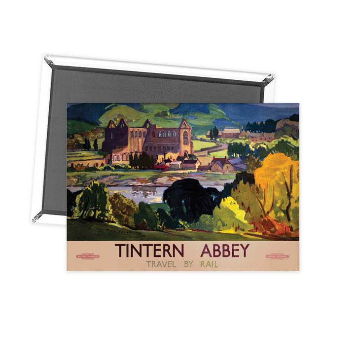 Tintern Abbey, travel by rail Fridge Magnet