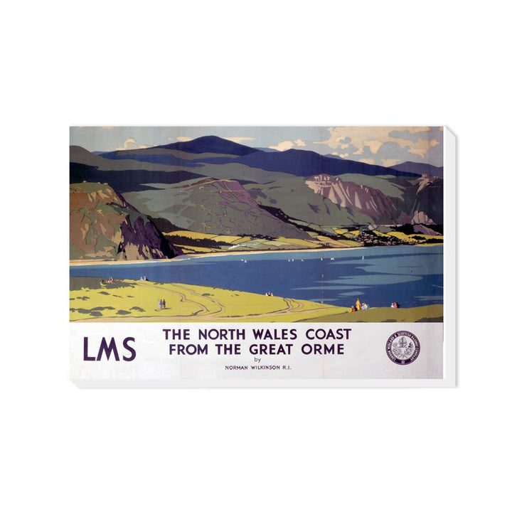 The North Wales Coast from The Great Orme - Canvas