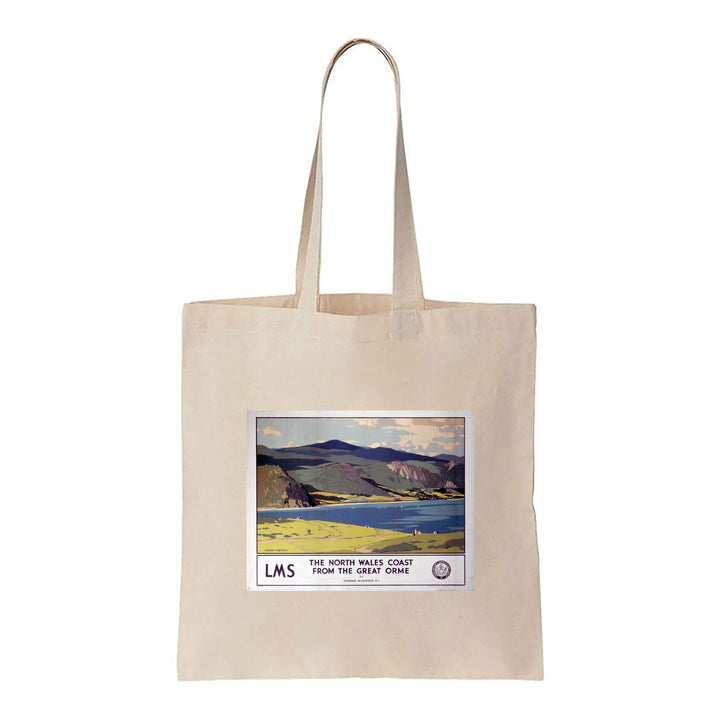 The North Wales Coast from The Great Orme - Canvas Tote Bag