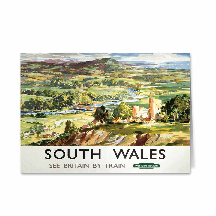 South Wales, See Britain By Train Greeting Card