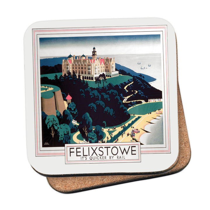 Felixstowe, It's Quicker By Rail Coaster
