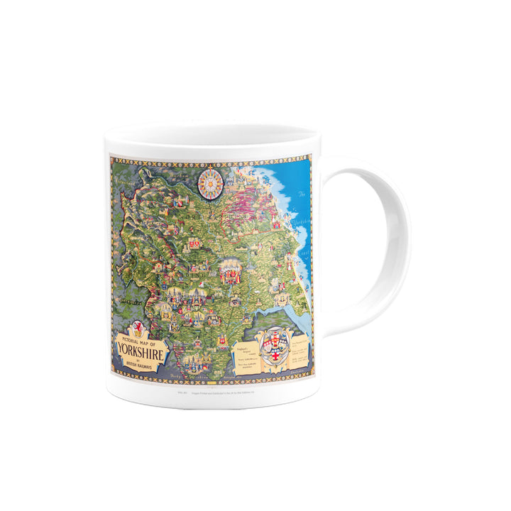 Pictorial Map of Yorkshire Mug