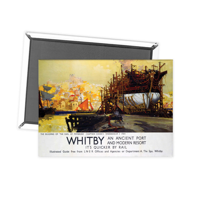 Whitby Fridge Magnet