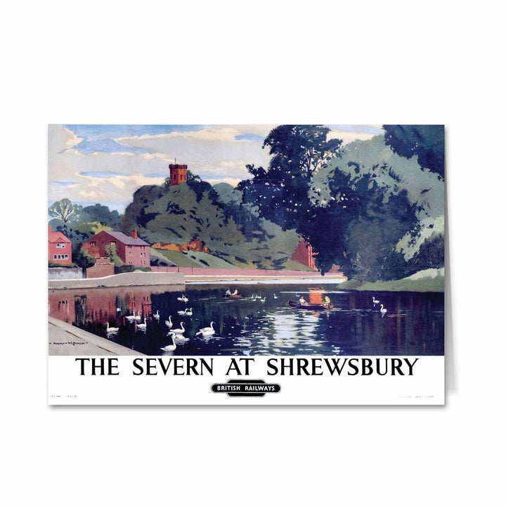 The Severn at Shrewsbury Greeting Card