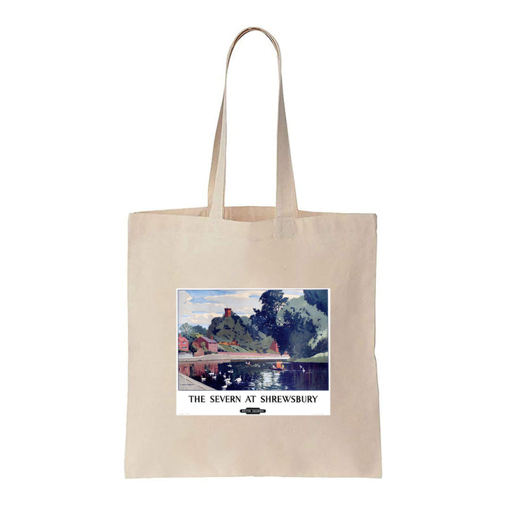 The Severn at Shrewsbury - Canvas Tote Bag