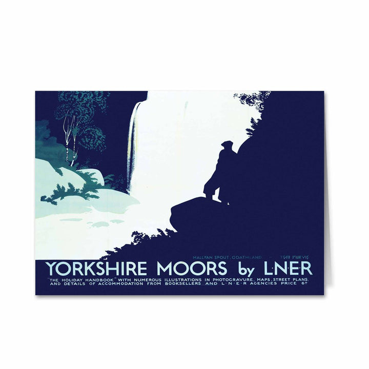 Yorkshire Moors by LNER Greeting Card