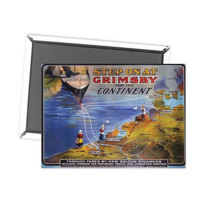 Step on at Grimsby Fridge Magnet