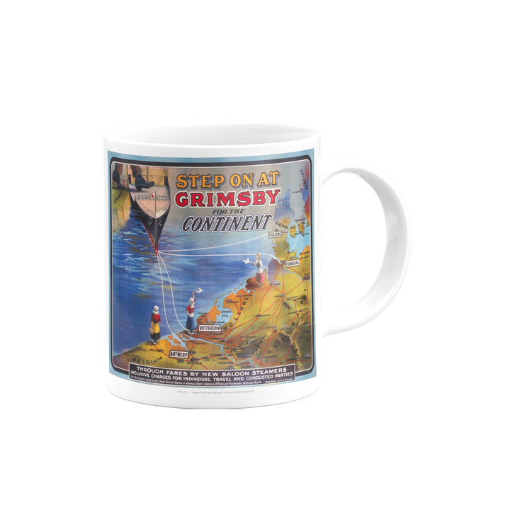 Step on at Grimsby for the Continent Mug