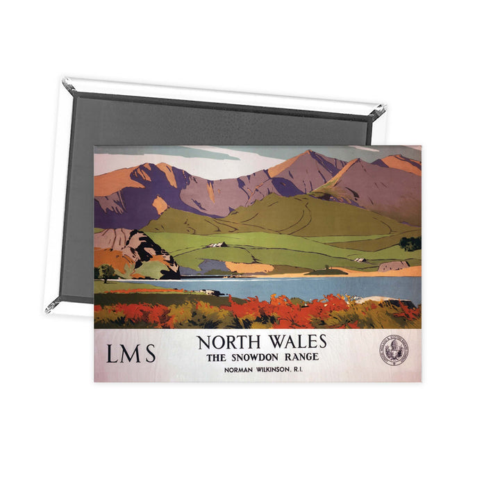 North Wales the Snowdon range Fridge Magnet