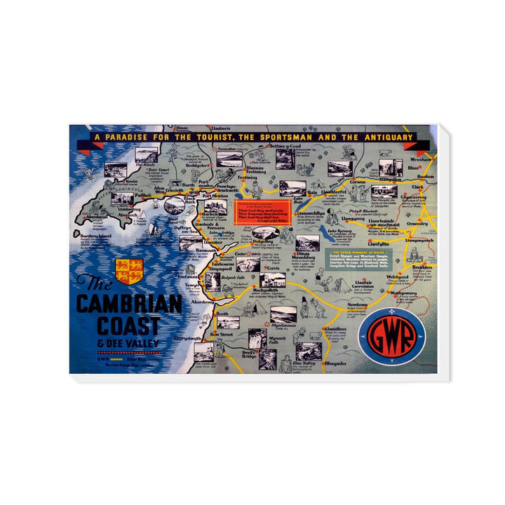 The Cambrian Coast and Dee Valley - Canvas