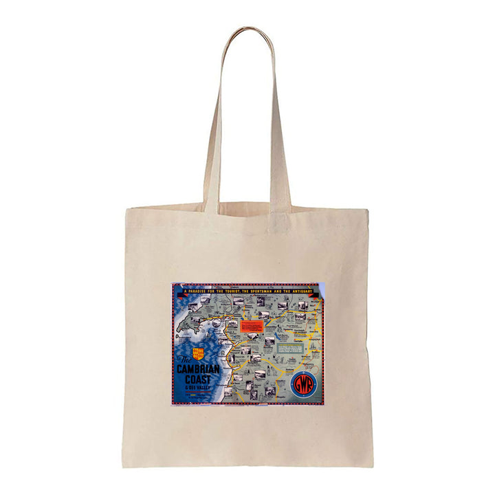 The Cambrian Coast and Dee Valley - Canvas Tote Bag