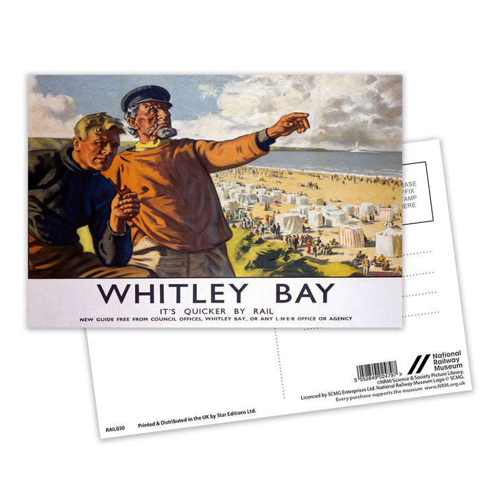 Whitley Bay Postcard Pack of 8