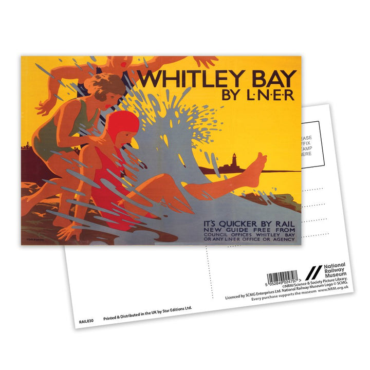 Whitley Bay by LNER Postcard Pack of 8