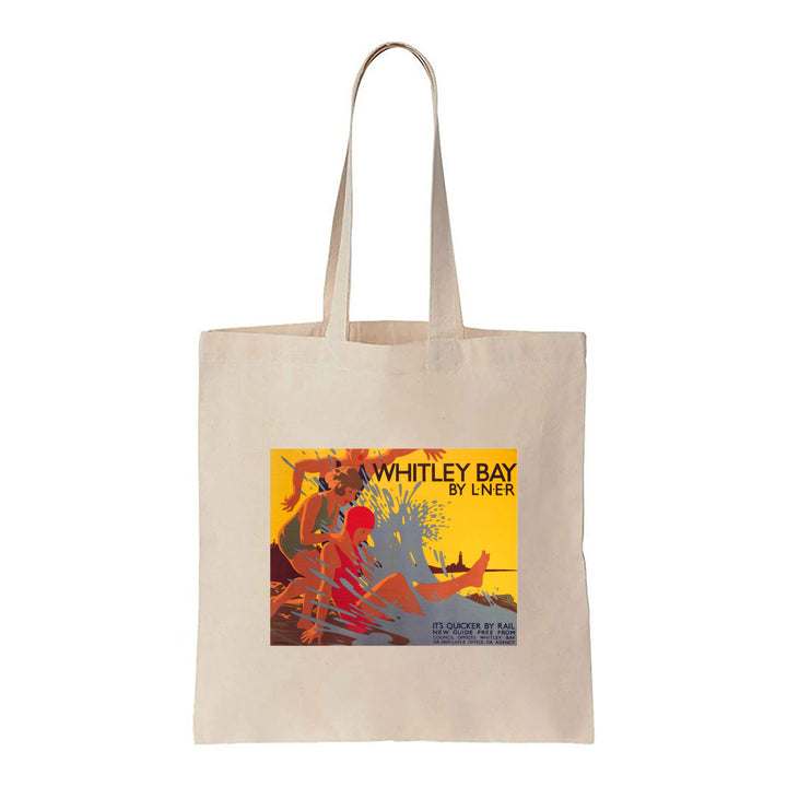 Whitley Bay by LNER - Canvas Tote Bag