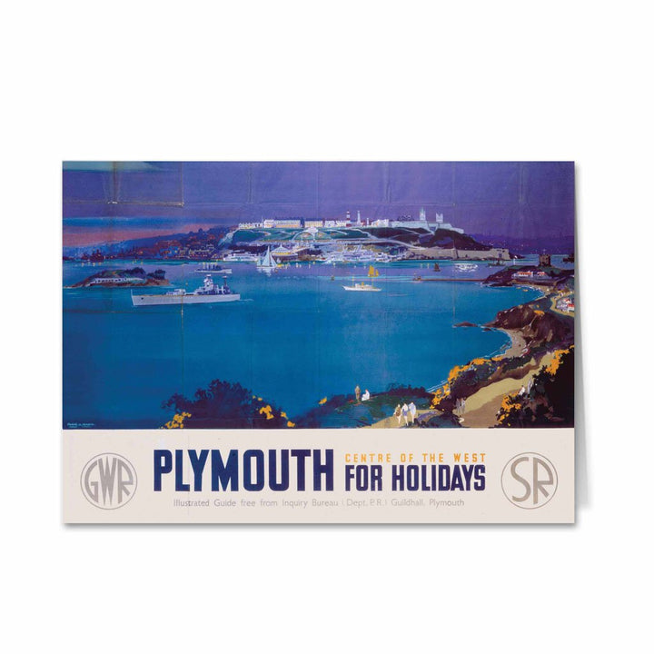 Plymouth, Centre of the West Greeting Card